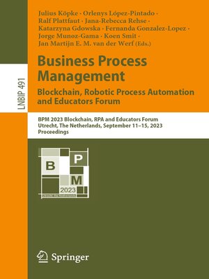 cover image of Business Process Management